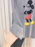 迪士尼（Disney）情侶睡衣女春秋季新款舒適柔軟棉長(cháng)袖套裝可外穿男大碼圓領(lǐng)家居服 C20963女裝 M 曬單實(shí)拍圖