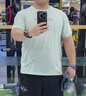 鴻星爾克短袖T恤男夏季吸濕速干t圓領(lǐng)打底衫跑步服純色冰感運動(dòng)t 曬單實(shí)拍圖