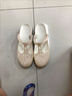 卡夏季新款伊莎貝拉女克駱格瑪麗珍洞洞鞋坡跟女涼鞋沙灘鞋204939 裸粉色 37 曬單實拍圖