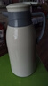 保溫壺家用大容量保溫水壺熱水壺暖水壺水瓶宿舍保溫瓶茶瓶杯暖瓶 米白色 1.6L 曬單實拍圖