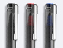 施耐德（Schneider）針管中性筆 0.5mm順滑簽字筆 學(xué)生考試辦公用大容量直液式水筆 803五支裝-3黑1藍1紅 曬單實拍圖