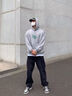 美式潮牌高街寬松直筒寬松牛仔褲2025新款春夏裝男款休閑長(zhǎng)褲子 黑色 L 曬單實(shí)拍圖