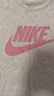 耐克NIKE女子短袖T恤 運(yùn)動(dòng)休閑 時(shí)尚簡(jiǎn)約DX7907-052白粉L 曬單實(shí)拍圖