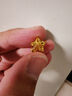 周大福 爆閃方糖許愿星星黃金吊墜(工費(fèi)180)約1.45g EOF1392 曬單實(shí)拍圖