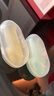 babycare手指套牙刷嬰兒卡通兒童硅膠軟毛寶寶乳牙牙刷清潔器2個(gè)裝 鱷+狗 曬單實(shí)拍圖