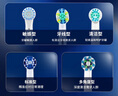 東耐倫適配博朗歐樂B/oralB電動牙刷頭D12D16D100P2000P4000 3709等通用替換牙刷頭多角度黑色 曬單實拍圖