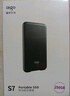 愛國(guó)者（aigo）250GB移動(dòng)固態(tài)硬盤 (PSSD) S7 Type-c USB3.2 520MB/s 高速SSD雙接口手機(jī)直連筆記本電腦外接硬盤 曬單實(shí)拍圖