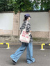 Shelley Jones黑白格子長袖襯衫男高級感痞帥ootd穿搭美式復(fù)古cleanfit防曬外套 黑格 XL [推薦120-140斤] 曬單實拍圖