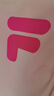 FILA FUSION斐樂(lè )潮牌情侶款男士女士針織短袖衫春新品舒適寬松T恤 青春粉-PK M 曬單實(shí)拍圖