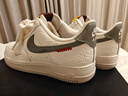耐克NIKE緩震板鞋男空軍一號 蛇年限定運動鞋 HV5979-130帆白/綠42.5 曬單實拍圖