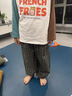 G.DUCKKIDS小黃鴨男童夏季褲子2025新款夏裝兒童純棉寬松薄款長(zhǎng)褲大童防蚊褲 格子-純棉夏涼薄款透氣 160 (建議145-155cm 9-10周歲） 曬單實(shí)拍圖