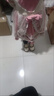 G·DUCK KIDS女童短靴2025新款秋冬蝴蝶季兒童黑色皮鞋軟底女童加絨公主襪子靴 米白色  27 內長(cháng)16.6厘米 曬單實(shí)拍圖