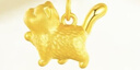 中國黃金（CHINA GOLD）小貓咪黃金項鏈女款足金可愛小貓吊墜教師節(jié)生日禮物送女友老婆 貓咪吊墜【配S925鏈】約0.3g 曬單實(shí)拍圖