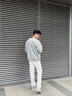 回力重磅衛(wèi)衣男秋季親膚透氣男友風(fēng)長袖上衣情侶款休閑圓領(lǐng)男生外套潮 麻灰(毛絨男友) L /175(回力潮牌 品質(zhì)保障) 曬單實(shí)拍圖