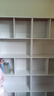 億家達(dá)書架置物架落地整墻柜子實(shí)木色家用書柜一體靠墻客廳儲物柜格子柜 格子款組合5層白色 120*24*180cm 曬單實(shí)拍圖