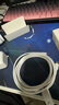 貝爾金（BELKIN）雙Type-C數(shù)據(jù)線 60W快充 CtoC電源線 iPhone手機(jī)蘋果電腦MacBook快充線 2米編織款 白色 CAB024 曬單實(shí)拍圖
