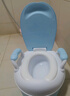 小哈倫兒童馬桶寶寶坐便器嬰幼兒尿盆小孩坐便器小便器雙軟墊小狗洛克藍 曬單實拍圖