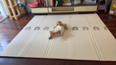 貝易（BEIE）寶寶爬爬墊加厚嬰幼兒防摔爬行墊XPE折疊墊-180*200*2cm-壓邊彩虹 曬單實(shí)拍圖