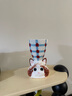 CONGSTUDIO限定手作可愛(ài)貓咪手工陶瓷杯酒杯咖啡杯創(chuàng)意卡通少女生日禮物 編織「奶芙」 曬單實(shí)拍圖