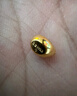 領(lǐng)豐金黃金豆豆AU9999足金實(shí)心真金豆子收藏節(jié)日禮物送女友節(jié)日小金豆 金豆1g 曬單實(shí)拍圖