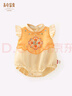 長(cháng)命富貴真絲包屁衣嬰兒哈衣服桑蠶絲夏裝新中式百日宴女寶寶周歲禮服刺繡 靈蛇獻瑞 90cm 曬單實(shí)拍圖