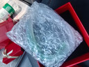 周六福半山半水玉髓手鐲深白綠寬條新中式七夕情人節(jié)禮物J1013552 58mm  曬單實(shí)拍圖