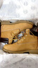 添柏嵐（Timberland）官方踢不爛女鞋經(jīng)典大黃靴戶(hù)外防潑水防污皮革高幫馬丁靴 8168R/小麥色 38.5 推薦小半碼 內長(cháng)245mm 曬單實(shí)拍圖