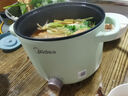 美的（Midea）電煮鍋 小電鍋 電蒸鍋 長(zhǎng)柄 宿舍小鍋 多功能輔食鍋 學(xué)生宿舍泡面XZE2017 1.6L配蒸籠【國(guó)家補(bǔ)貼】 曬單實(shí)拍圖