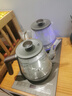 FUNORK全自動上水電熱水壺 茶臺燒水壺家用辦公一體機茶桌茶幾嵌入式茶具電茶爐套裝 RY-10鈦灰色蒸茶款 曬單實拍圖