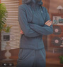 FILA FUSION斐樂(lè )潮牌梭織外套女2025新款時(shí)尚休閑拼色連帽上衣 默魅灰-DY XL 175/92A/XL 曬單實(shí)拍圖