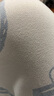 Olrain歐芮兒2025新款女秋季法式蕾絲花邊圓領(lǐng)藍色長(cháng)袖毛織開(kāi)衫 藍色 L 曬單實(shí)拍圖