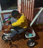 Babyjoey英國(guó)兒童三輪車腳踏車1-5歲簡(jiǎn)易自行車多功能手推車小蜜蜂 復(fù)古咖 曬單實(shí)拍圖