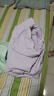 波司登（BOSIDENG）【反季】冬季羽絨服谷愛凌同款男女同款情侶長款連帽90絨修身外套 奶昔紫/黛墨紫626A L 170/92A 【卡碼拍小】 曬單實(shí)拍圖
