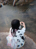 VEOX毛衣女針織衫女2025新款日系軟糯圓領(lǐng)上衣秋冬季可愛(ài)百搭狗爪慵懶 米白色  M 90-100 曬單實(shí)拍圖