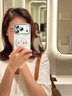馳佚適用iPhone17promax手機(jī)殼新款蘋果17pro餅干旋轉(zhuǎn)支架波點(diǎn)17Air帶掛繩閃粉羽紗鏡頭全包硅膠防摔套 【古董白】自帶鏡頭膜鏡頭保護(hù) iphone 17 Pro Max 曬單實(shí)拍圖