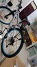 美昱 自行車(chē)山地車(chē)男女成人學(xué)生變速越野賽車(chē)通勤車(chē)公路單車(chē) 彩圈-豪華版白藍輻條輪 26寸21速(建議身高155-180cm) 曬單實(shí)拍圖