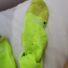 卡爾美（KELME）中筒襪防滑硅膠襪加厚毛巾底足球襪籃球襪跑步襪子男女 熒光綠黑 曬單實(shí)拍圖
