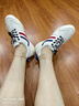 Cupald牛皮小白鞋女2025春秋季新款女鞋子運動鞋休閑鞋軟底旅游鞋跑步鞋 米色/皮面款 （標準尺碼） 38 曬單實拍圖