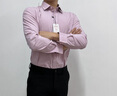 柒牌【7A抗菌2A防螨/膠條襯衫】長(cháng)袖襯衫男秋季新款商務(wù)正裝襯衣 肉桂 40 曬單實(shí)拍圖