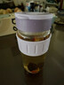物生物（RELEA）玻璃杯水杯男女咖啡杯高顏值吸管杯玻璃茶杯大學(xué)生杯子七夕節禮物 曬單實(shí)拍圖