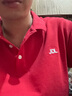 JDL 京東物流定制logo（刺繡工藝）polo衫 短袖休閑商務(wù) 夏季新款潮流上衣 紅色 XL 曬單實(shí)拍圖