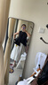 ELLE法式白色優(yōu)雅半身裙女2025夏季新款設計感高腰簡約顯瘦花苞裙 白色 M 曬單實拍圖