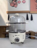 小熊（Bear）煮蛋器 智能自動斷電多功能迷你煮雞蛋早餐神器蒸雞蛋羹雙層定時大容量蒸蛋器蒸煮一體機 雙層 不銹鋼蒸盤-30分鐘定時ZDQ-C14L3 曬單實拍圖