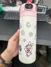 富光智能指紋杯解鎖密碼兒童保溫杯316L學(xué)生吸管水杯子京東限定480ml 曬單實(shí)拍圖