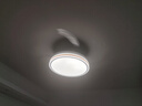 惠普普瑞護眼LED隱形扇葉餐廳遙控調(diào)光一體吊扇風扇燈中山燈具包安裝 曬單實拍圖