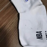 NBA襪子男士夏季休閑運動(dòng)襪吸汗無(wú)骨精梳棉襪刺繡訓練跑步籃球襪3雙 曬單實(shí)拍圖