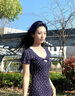 棉致法式V領(lǐng)碎花連衣裙女夏季2025新款韓版純欲風(fēng)收腰顯瘦高級(jí)感長(zhǎng)裙 910藏藍(lán)色【高品質(zhì)26.5】 L 110-125斤 曬單實(shí)拍圖