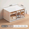 禧天龍加厚桌面化妝品收納盒首飾收納盒辦公桌文具盒宿舍神器七抽屜白色 曬單實拍圖