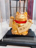 財富滾滾來(lái)金箔招財貓擺件辦公室玄關(guān)店鋪開(kāi)業(yè)喬遷新居禮物 財富滾滾來(lái)招財貓 曬單實(shí)拍圖