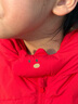 巴拉巴拉童裝兒童羽絨服女男童2025新款冬中長(zhǎng)款加厚保暖外套純色連帽衣服 中國(guó)紅60611-灰鴨絨 120 充絨量122g 曬單實(shí)拍圖